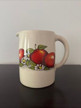 Yesteryears Hand Turned Apple Pitcher